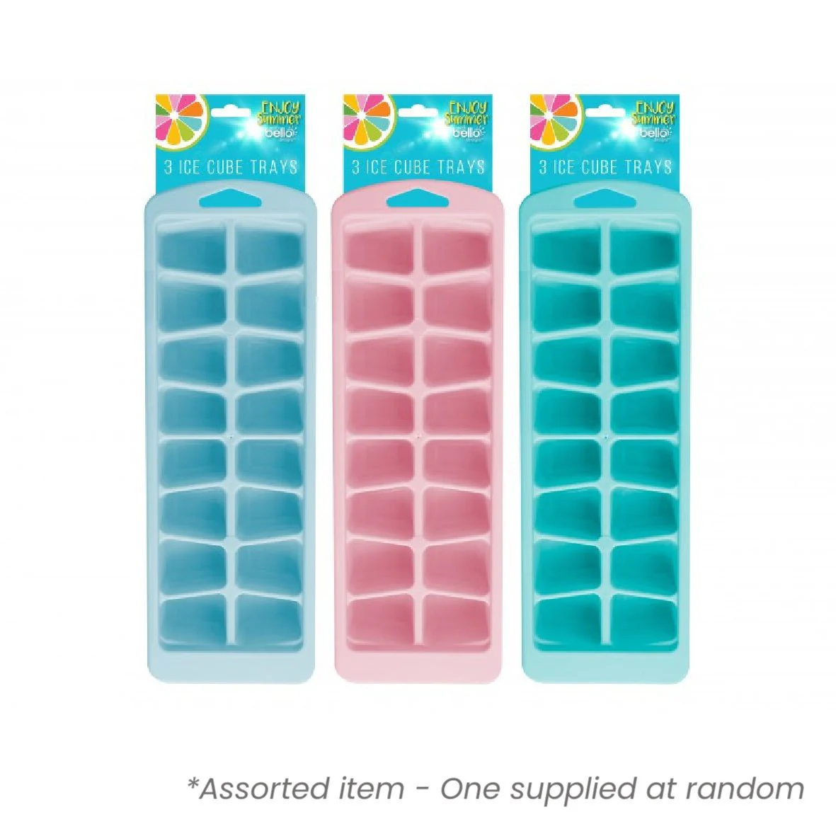 Bello Ice Cube Trays 3 Pack Assorted - One Supplied*