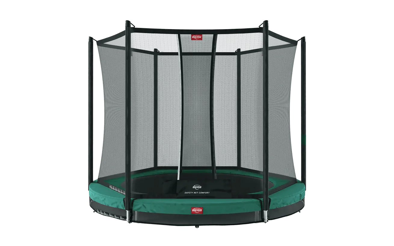 Berg Favorit Inground Trampoline 330 Green + Safety Net Comfort