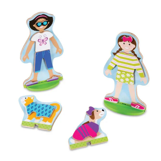 Best Friends Magnetic Dress-Up Play Set - Image 4