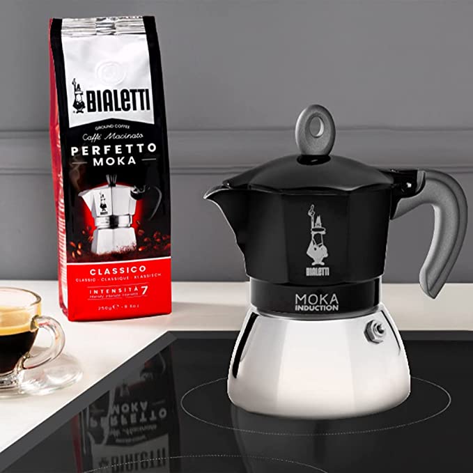 Bialetti Moka Induction 6 Cup Stovetop Coffee Maker - Image 2