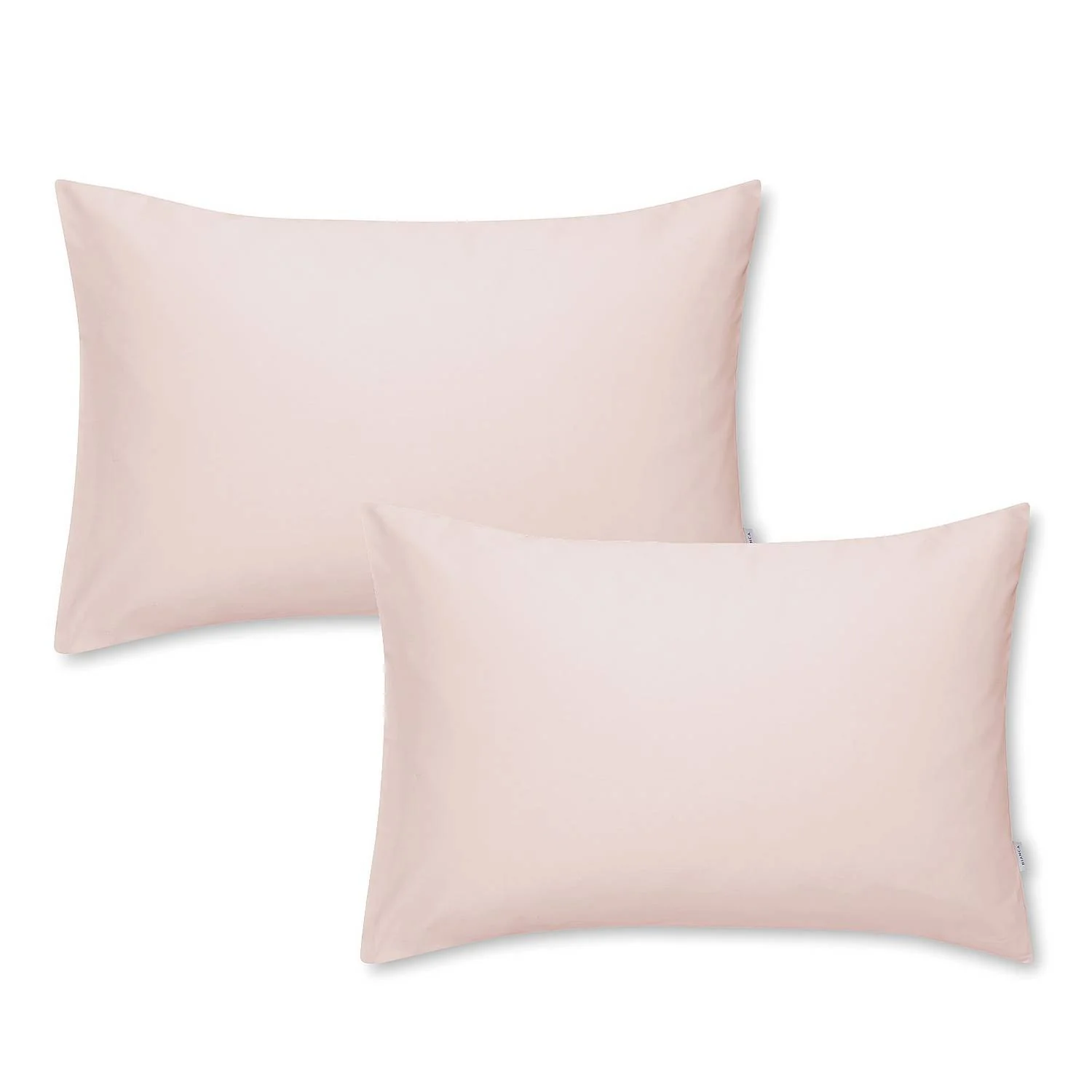Bianca 400TC Cotton Sateen Pair Pillowcases Blush