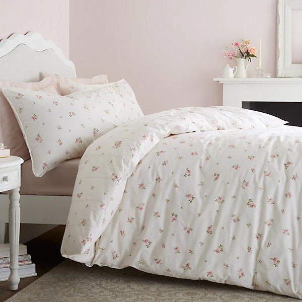 Bianca Rosebud Lace 200 Thread Count Cotton Duvet Set – Double - Image 2