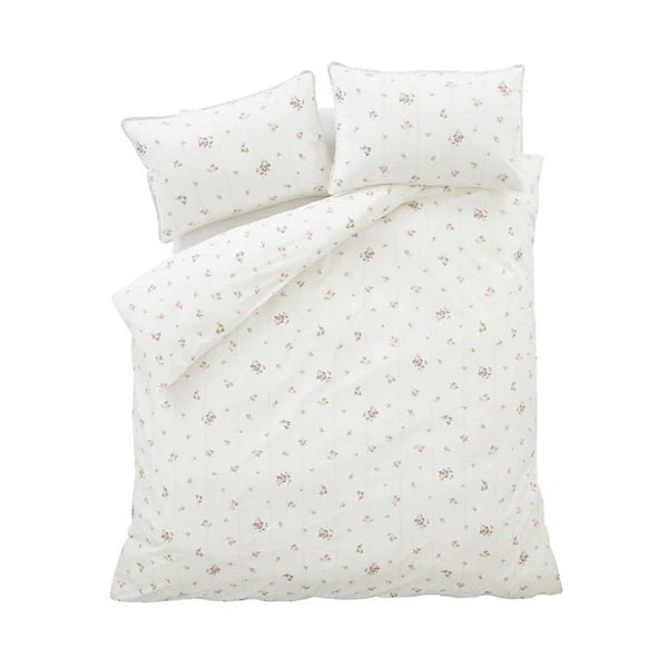 Bianca Rosebud Lace 200 Thread Count Cotton Duvet Set – Double - Image 4