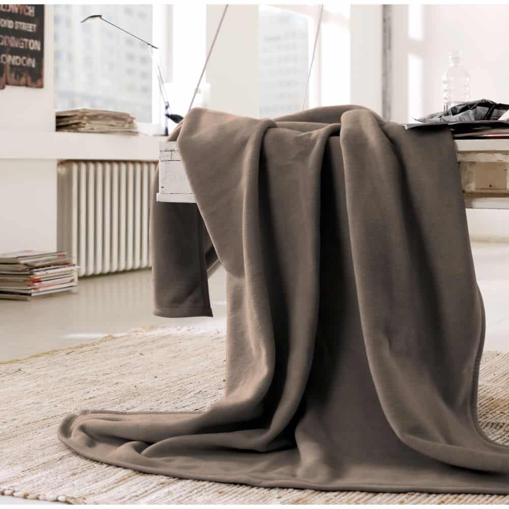 Biederlack Cotton Home Blanket 150 x 200cm Taupe