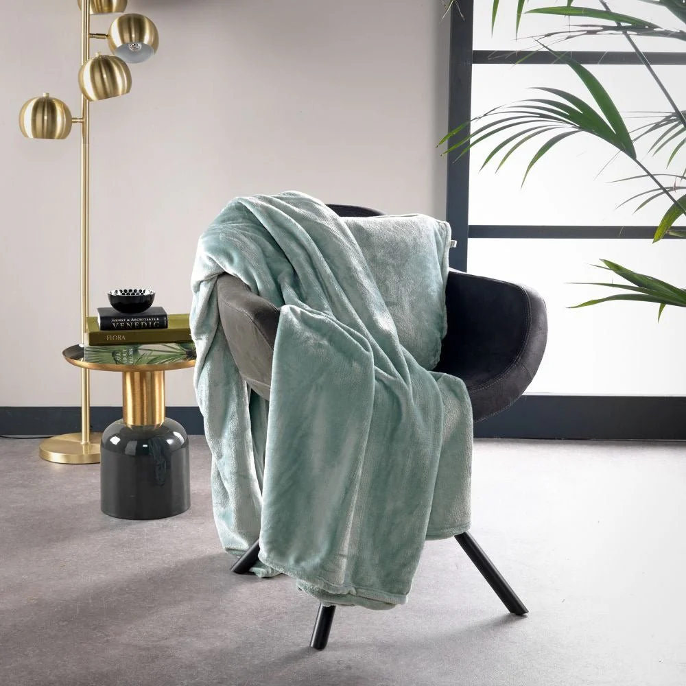 BILLY - Throw 150x200 cm Jadeite - green - Image 2