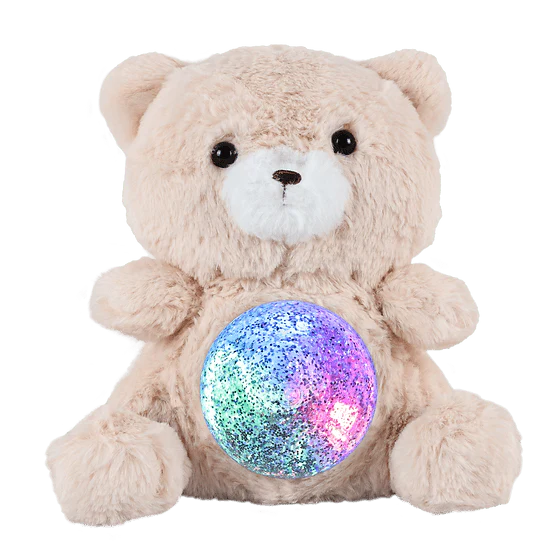 Biscuit The Teddy - Magic Belly with Glitter Ball
