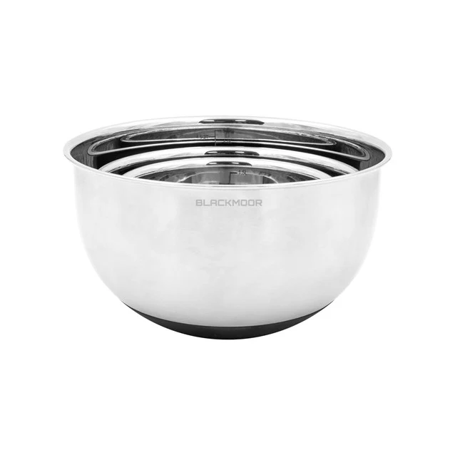 Blackmoor Stainless Steel Anti-Skid Mixing Bowls