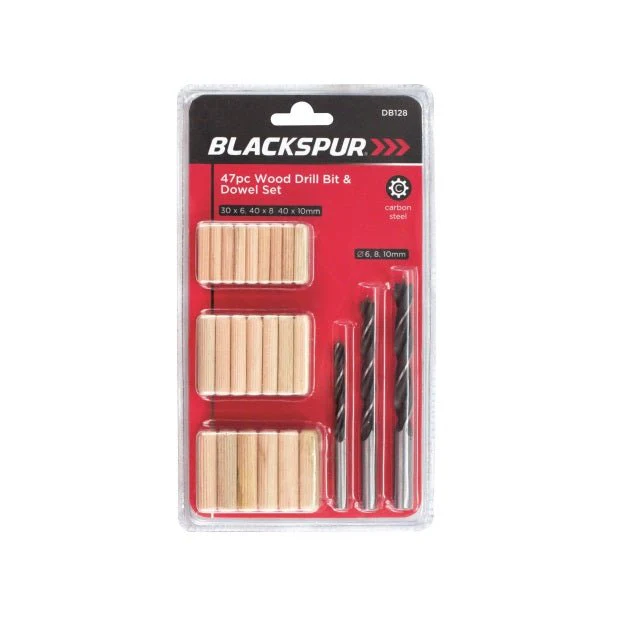Blackspur 47pc Wood Drill Bit & Dowel Set
