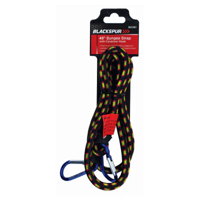 Blackspur 48" Bungee Strap With Carabiner Hook