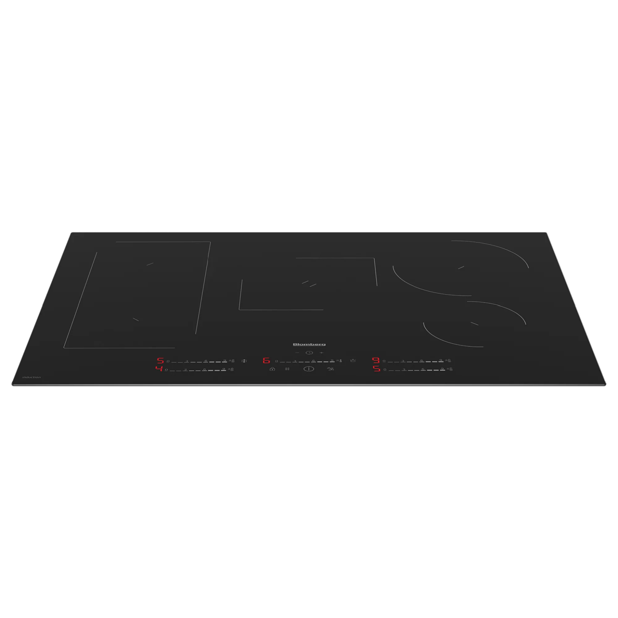 Blomberg 80cm 5 zones Cook Sensor Induction Hob Black | MIX55487N - Image 2