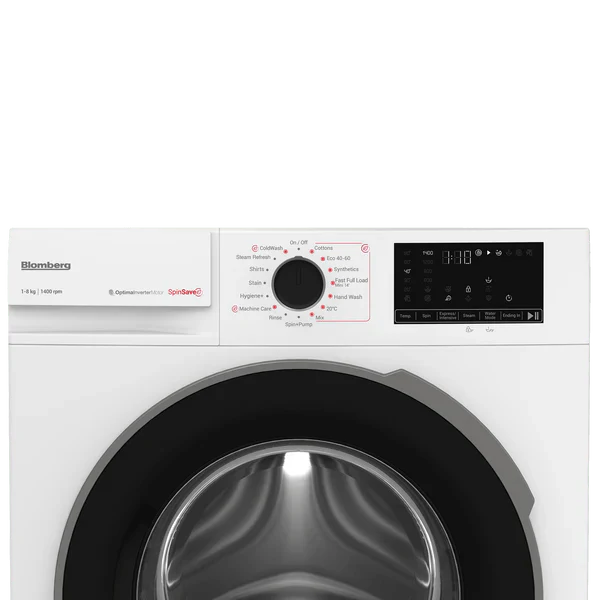 Blomberg 8kg 1400rpm Washing Machine with SpinSave White | LWA18461W - Image 5