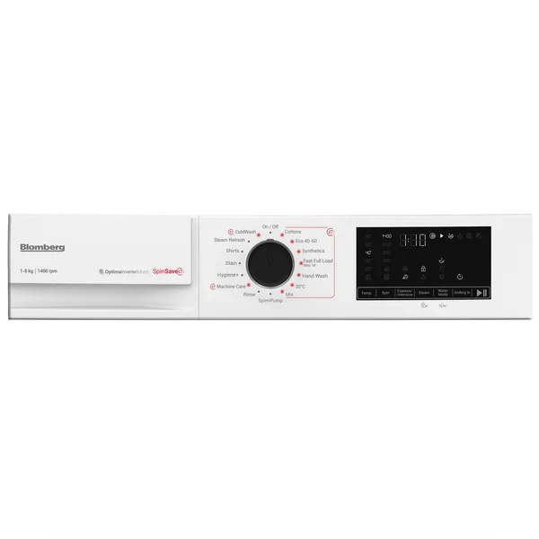 Blomberg 8kg 1400rpm Washing Machine with SpinSave White | LWA18461W - Image 7