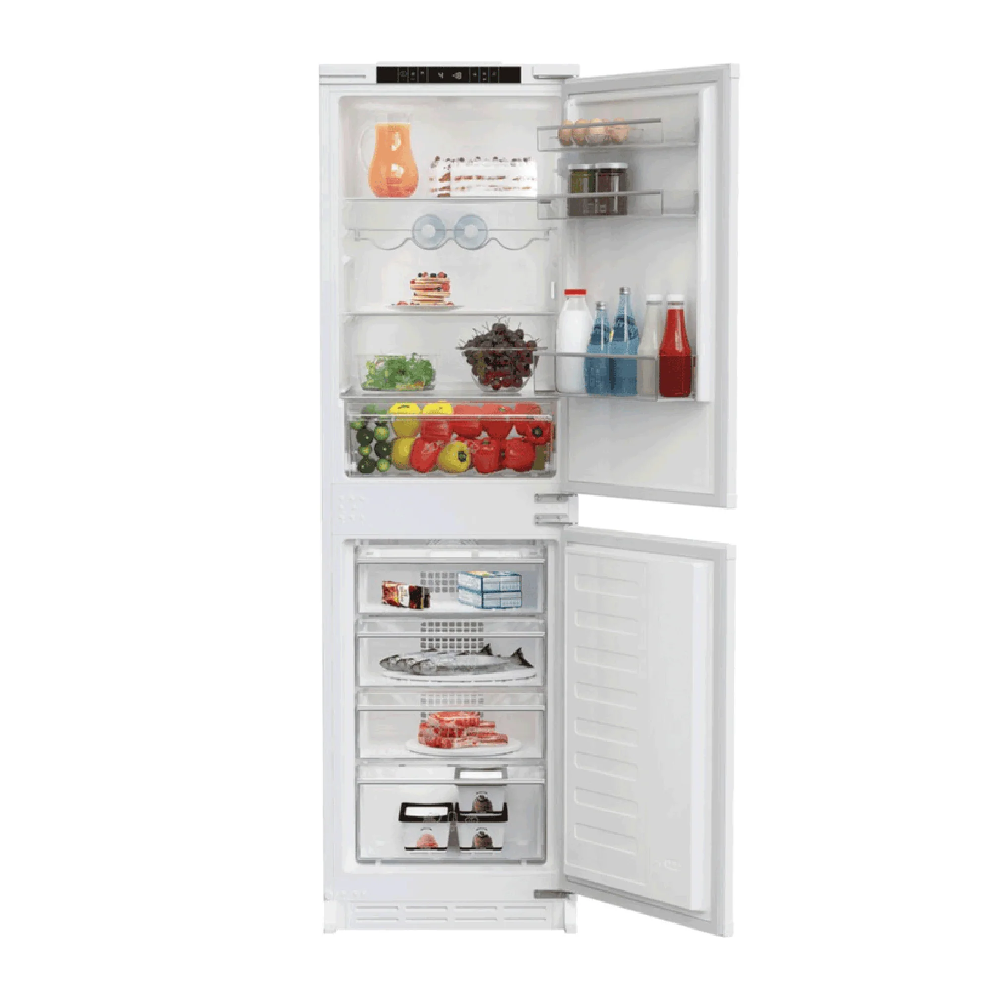Blomberg Integrated 50:50 Frost Free Combi Fridge Freezer | KNM4563Ei