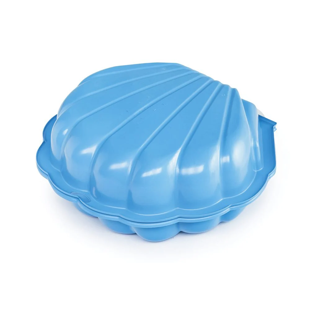 Blue Shell Sand Pit With Lid 87Cm X 87Cm - Image 2