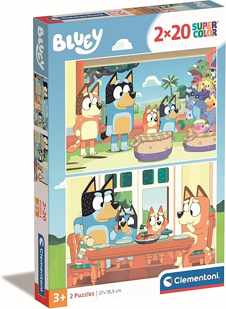 Bluey 2 x 20 Pieces Jigsaw Puzzle