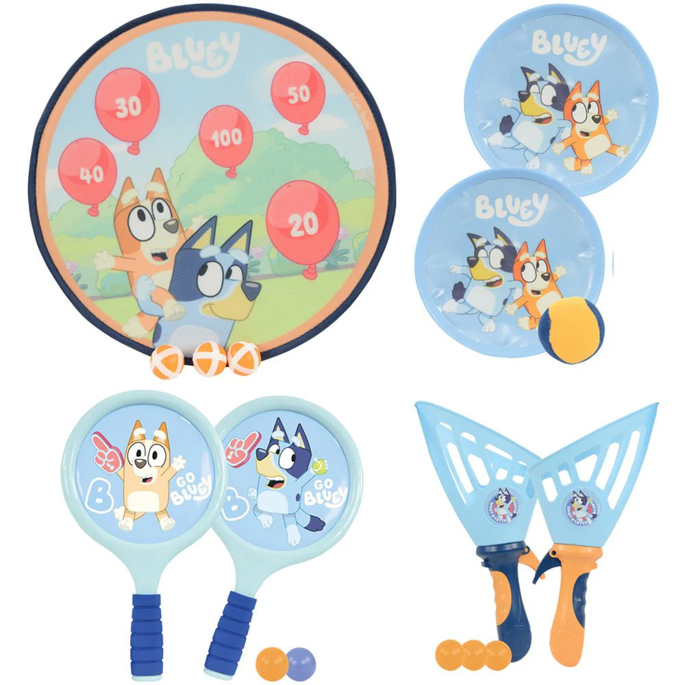 Bluey 4in1 Bumper Box Garden Games