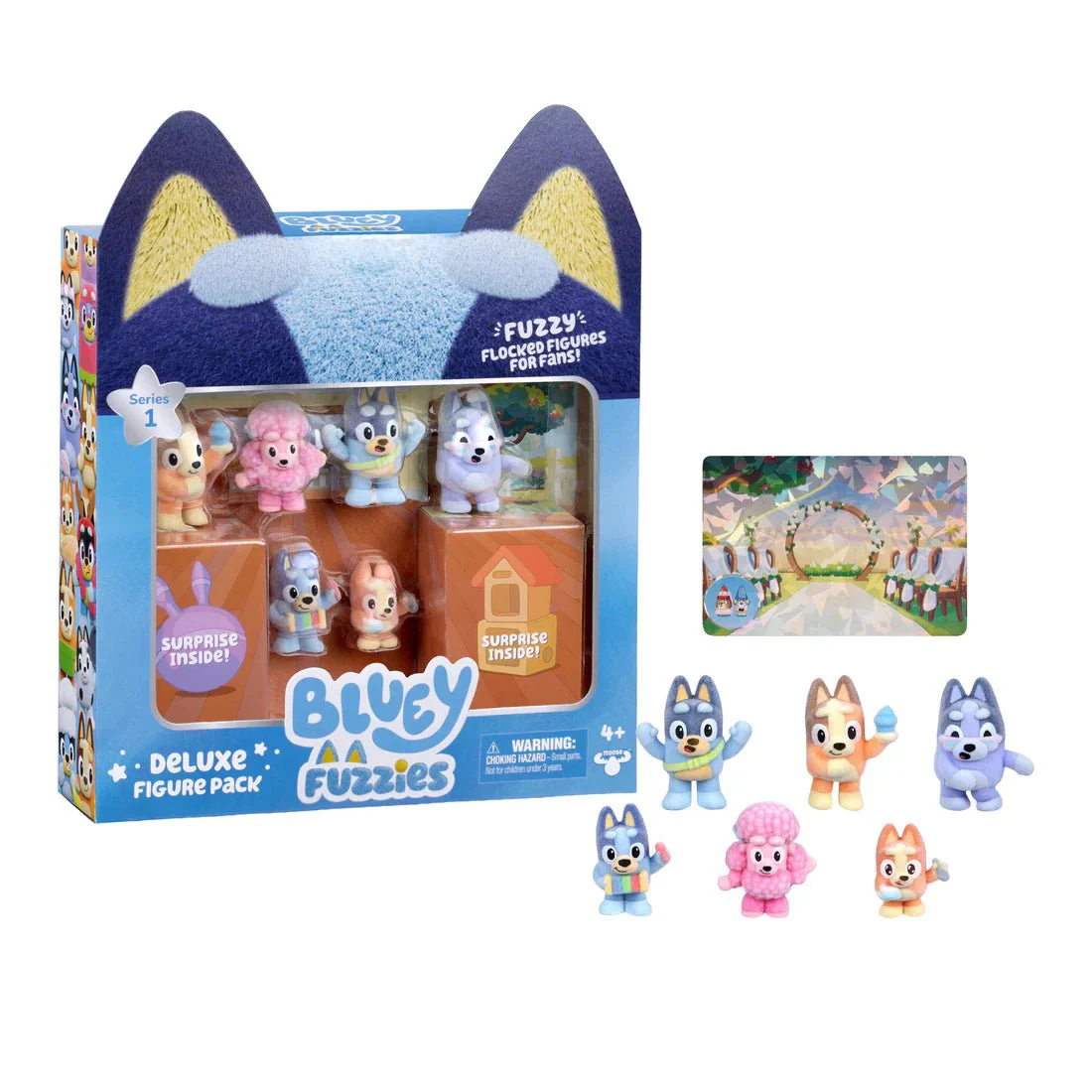 Bluey Fuzzies Deluxe Figure Pack - Image 4