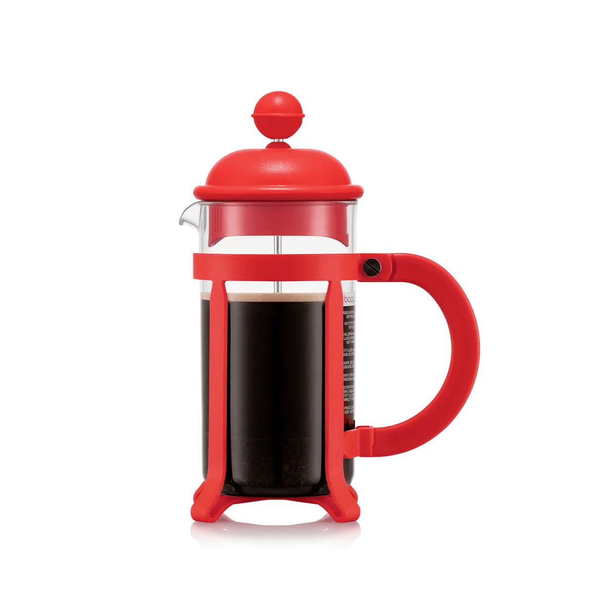 Bodum Java French Press Coffee Maker, 3 cup, 0.35 l, 12 oz Red
