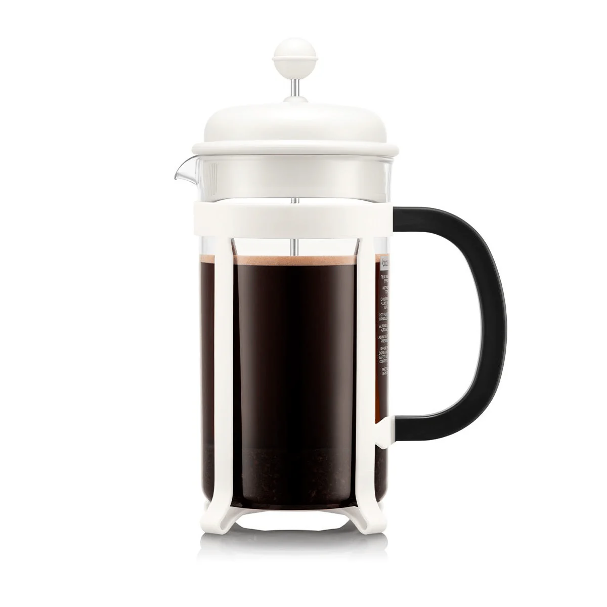 Bodum Java French Press Coffee Maker, 8 cup, 1.0 l, 34 oz White