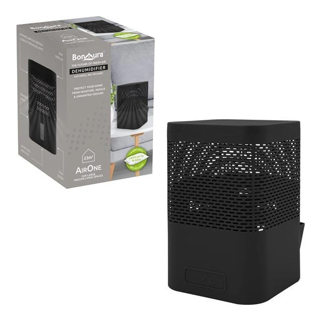 Bonura AirOne Classic Dehumidifier – 680g (Black)