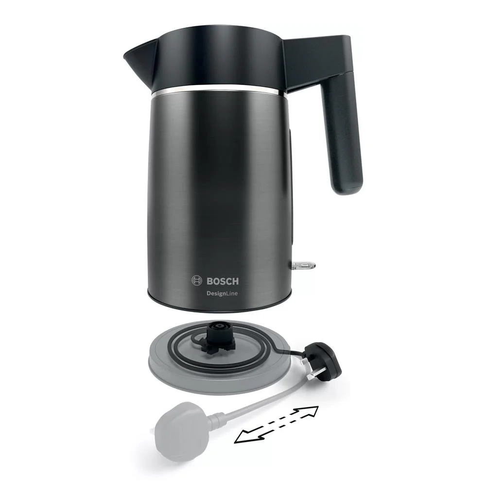 Bosch 1.7L Designline Graphite Kettle Series 6 - TWK5P475GB - Image 3