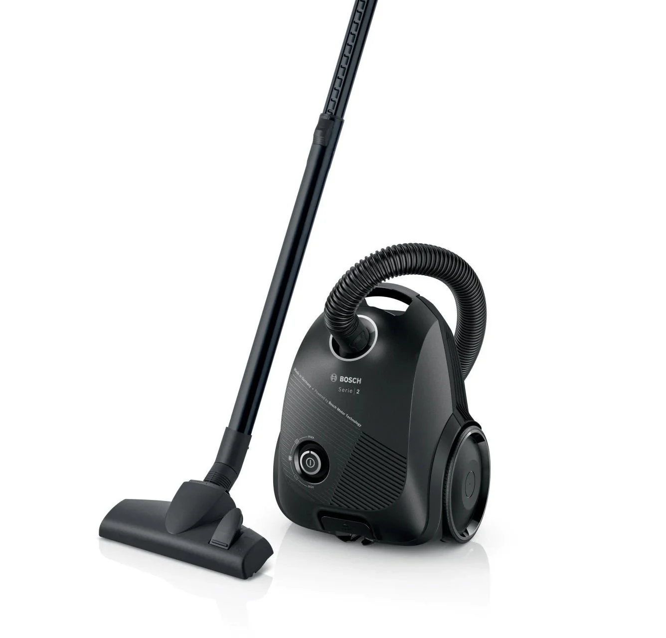 Bosch Serie 2 Bagged Vacuum Cleaner – Black | BGBS2BA1GB