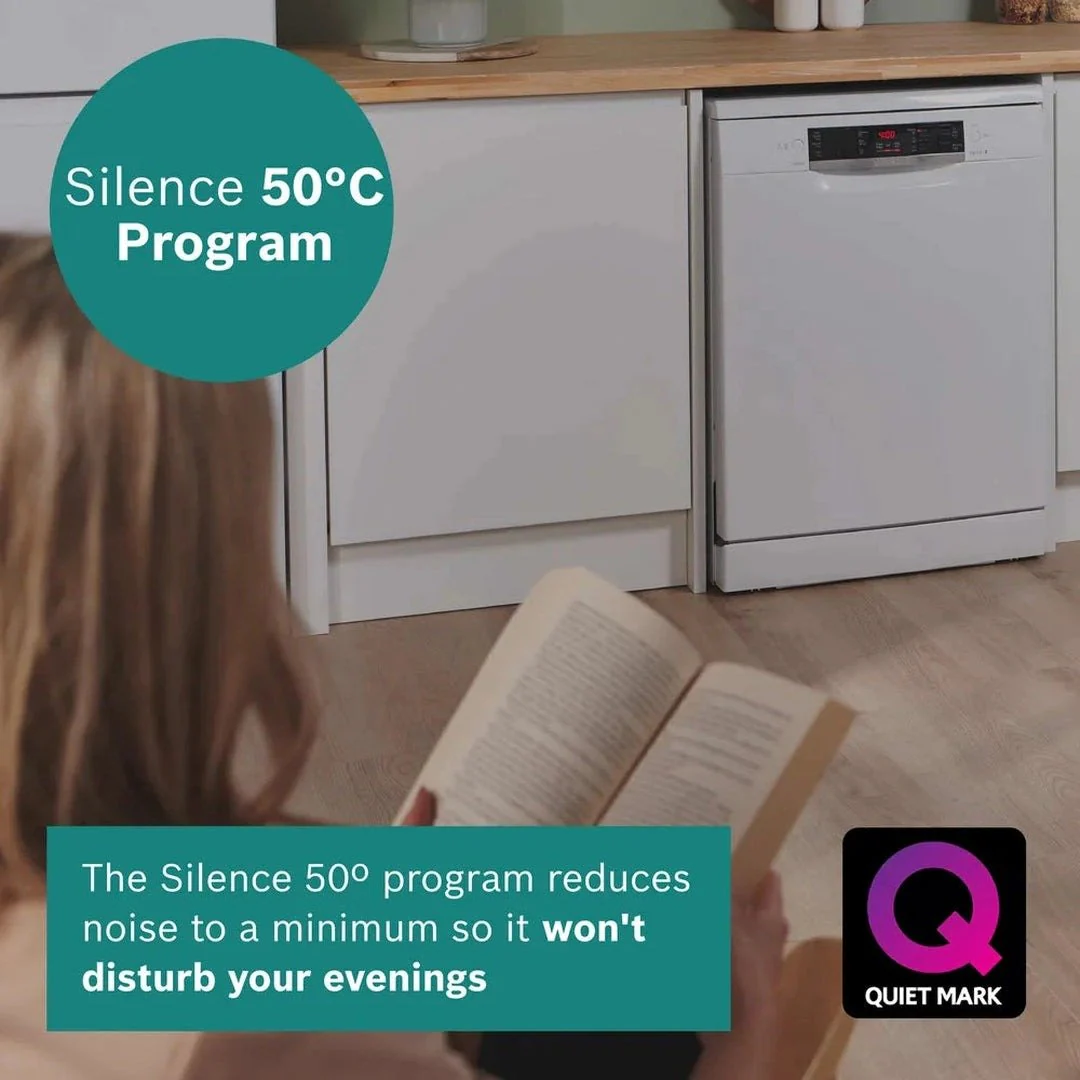 Bosch Series 2 free-standing dishwasher 60 cm White | SMS26AW08G - Image 8