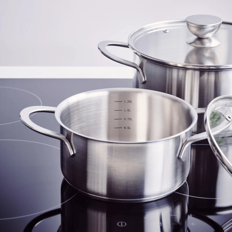 Brabantia Futura Recycled 4 Piece Saucepan Set - Image 3