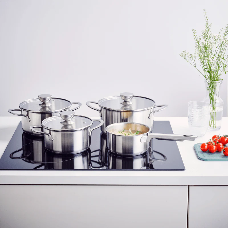 Brabantia Futura Recycled 4 Piece Saucepan Set - Image 4