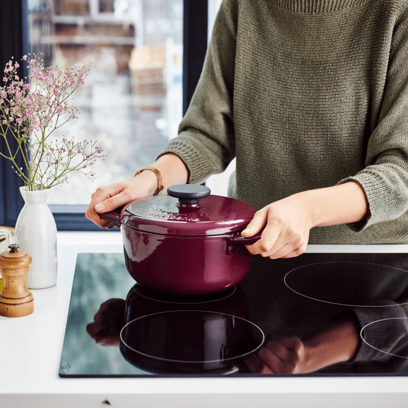 Brabantia The Dutch Oven Aubergine Red 20cm Casserole - Image 4