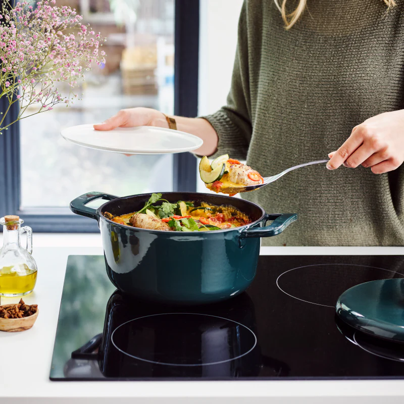 Brabantia The Dutch Oven Pine Green 24cm Casserole - Image 4