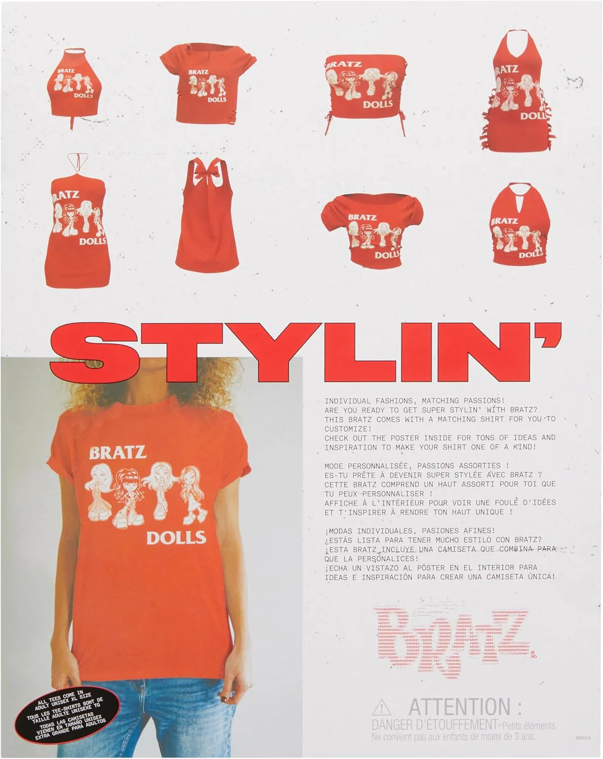 Bratz Stylin' Jade - Fashion Doll with Customisable T-Shirt - Image 6