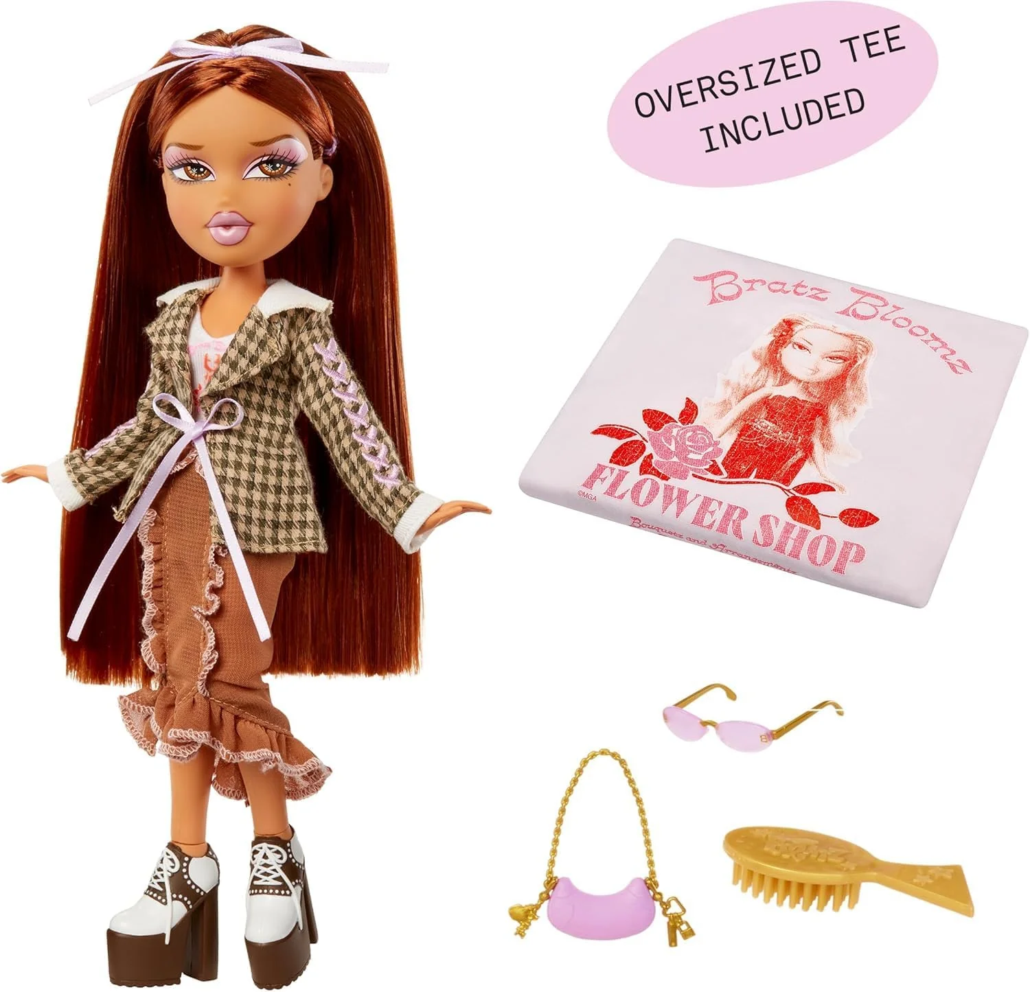Bratz Stylin' Yasmin - Fashion Doll with Customisable T-Shirt - Image 2