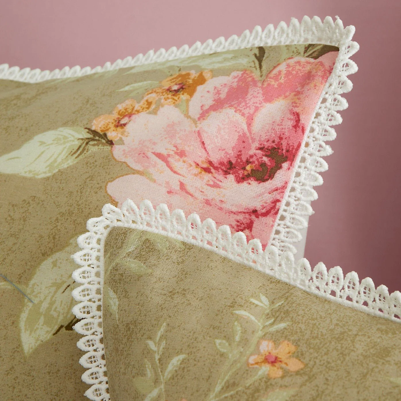 Bridgerton by Catherine Lansfield – Penelope Floral Reversible Duvet Set Double - Image 4