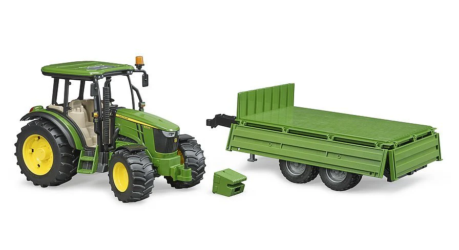 Bruder John Deere 5115M With Tipping Trailer - Image 2