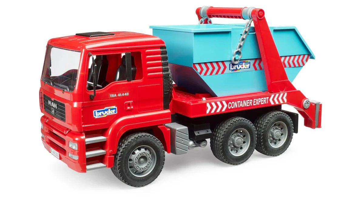 Bruder Man TGA Skip Container Truck