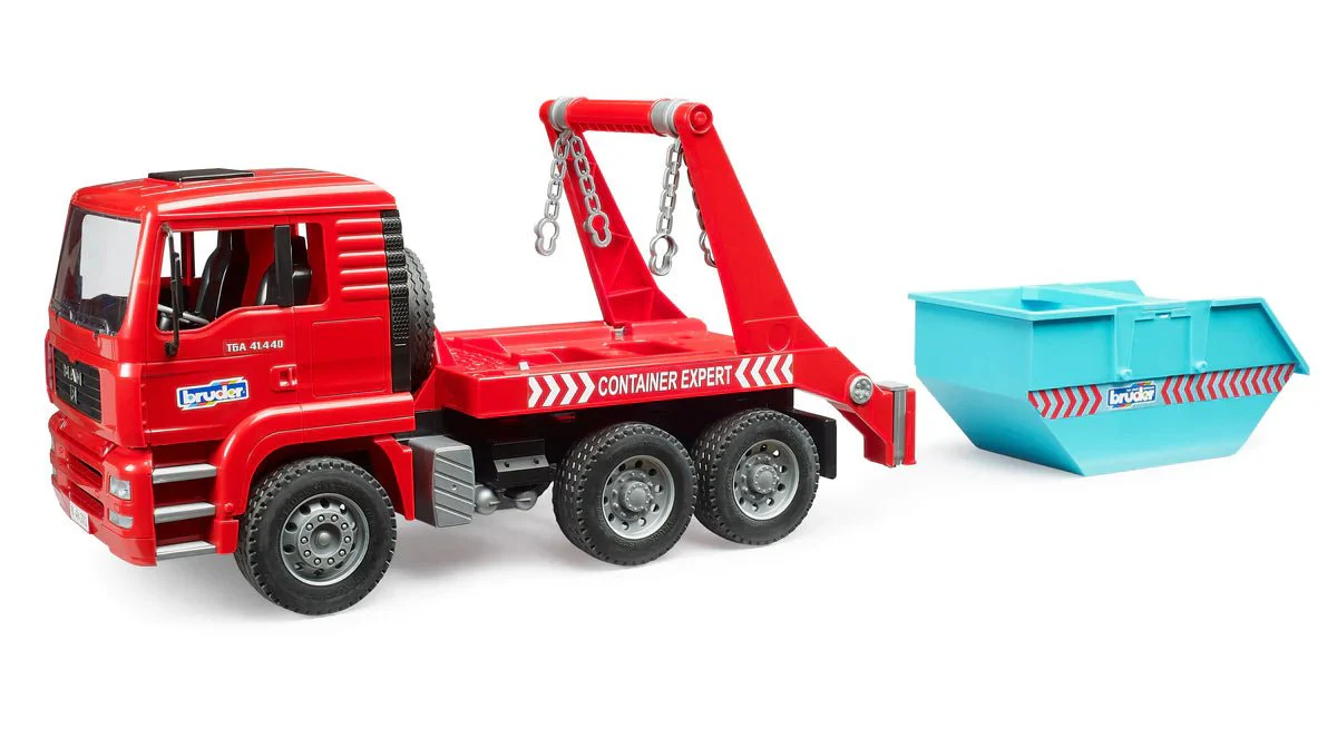 Bruder Man TGA Skip Container Truck - Image 3