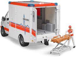 Bruder Mb Sprinter Ambulance With Driver Light & Sound - Image 2