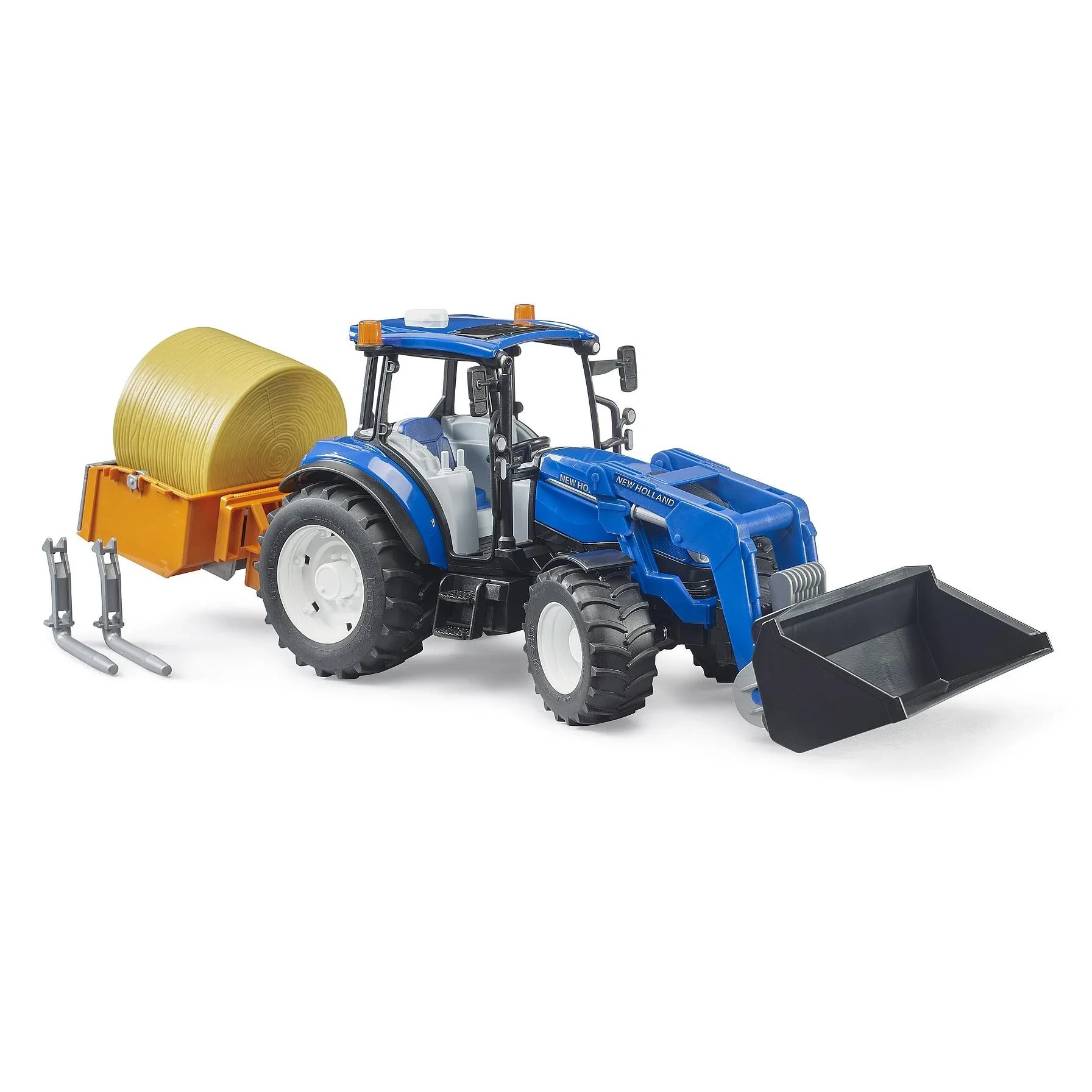 Bruder  New Holland T5.120 With Front Loader & Transport Box