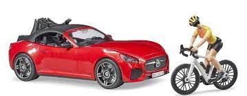 Bruder Roadster With Road Bike & Cyclist - Image 3