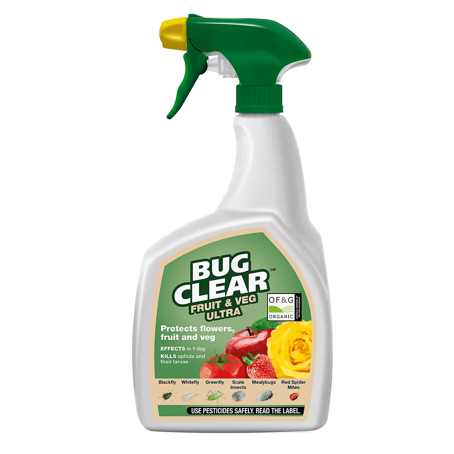 Bug Clear Organic Fruit & Veg Ultra RTU 800ml