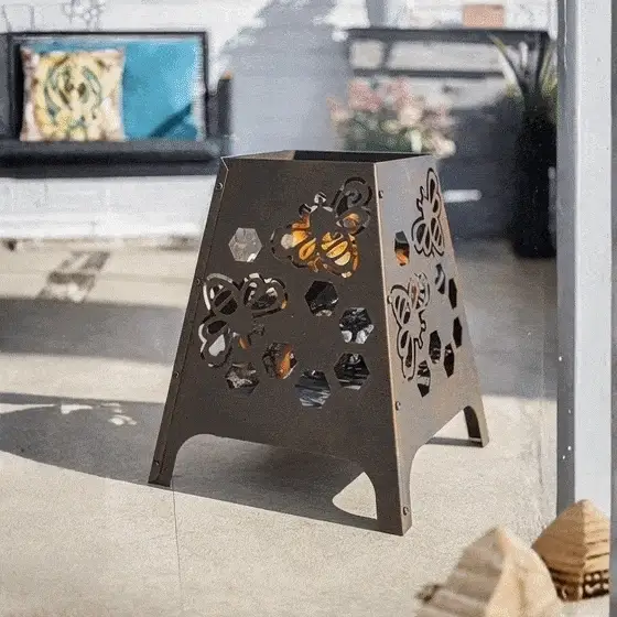 Busy Bee Cut-Out Firepit by La Hacienda