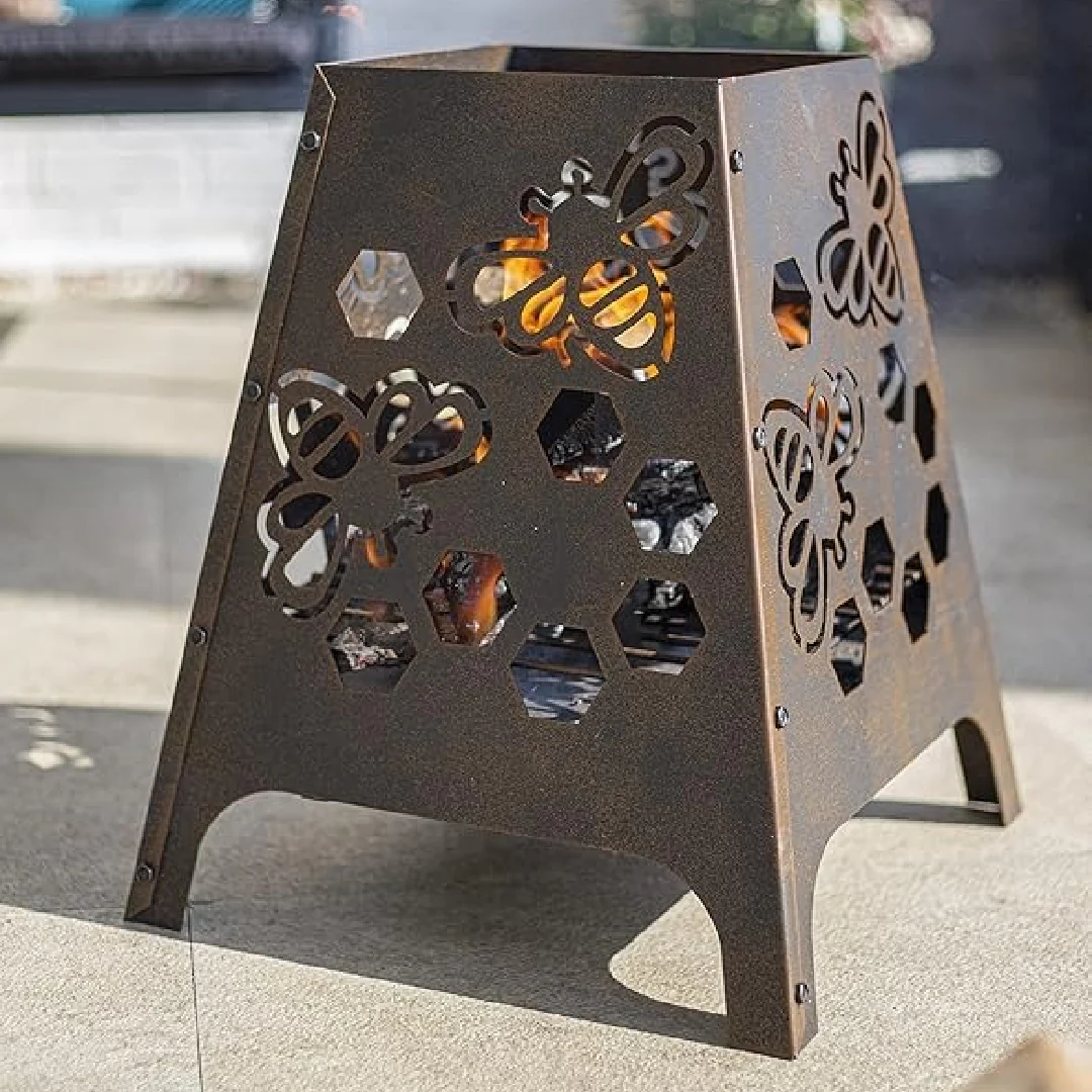 Busy Bee Cut-Out Firepit by La Hacienda - Image 4