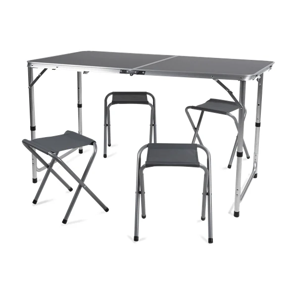 Camp Active Folding Picnic Set with Table and 4 Stools