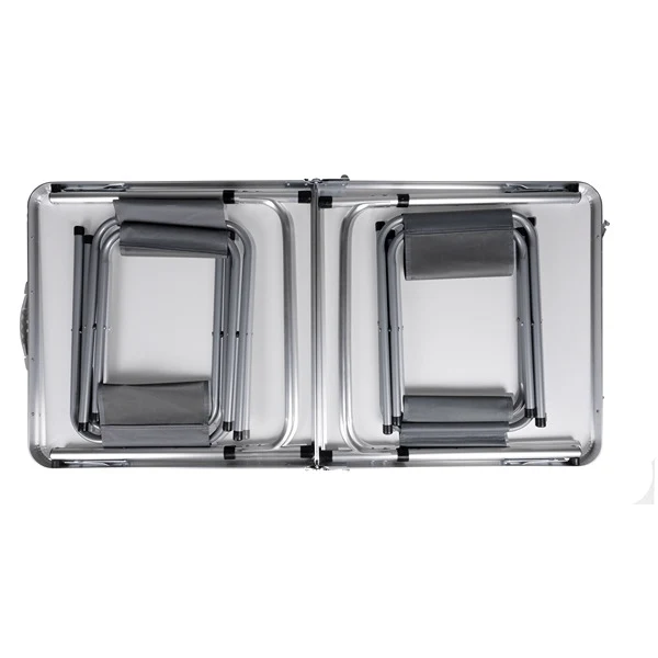 Camp Active Folding Picnic Set with Table and 4 Stools - Image 2