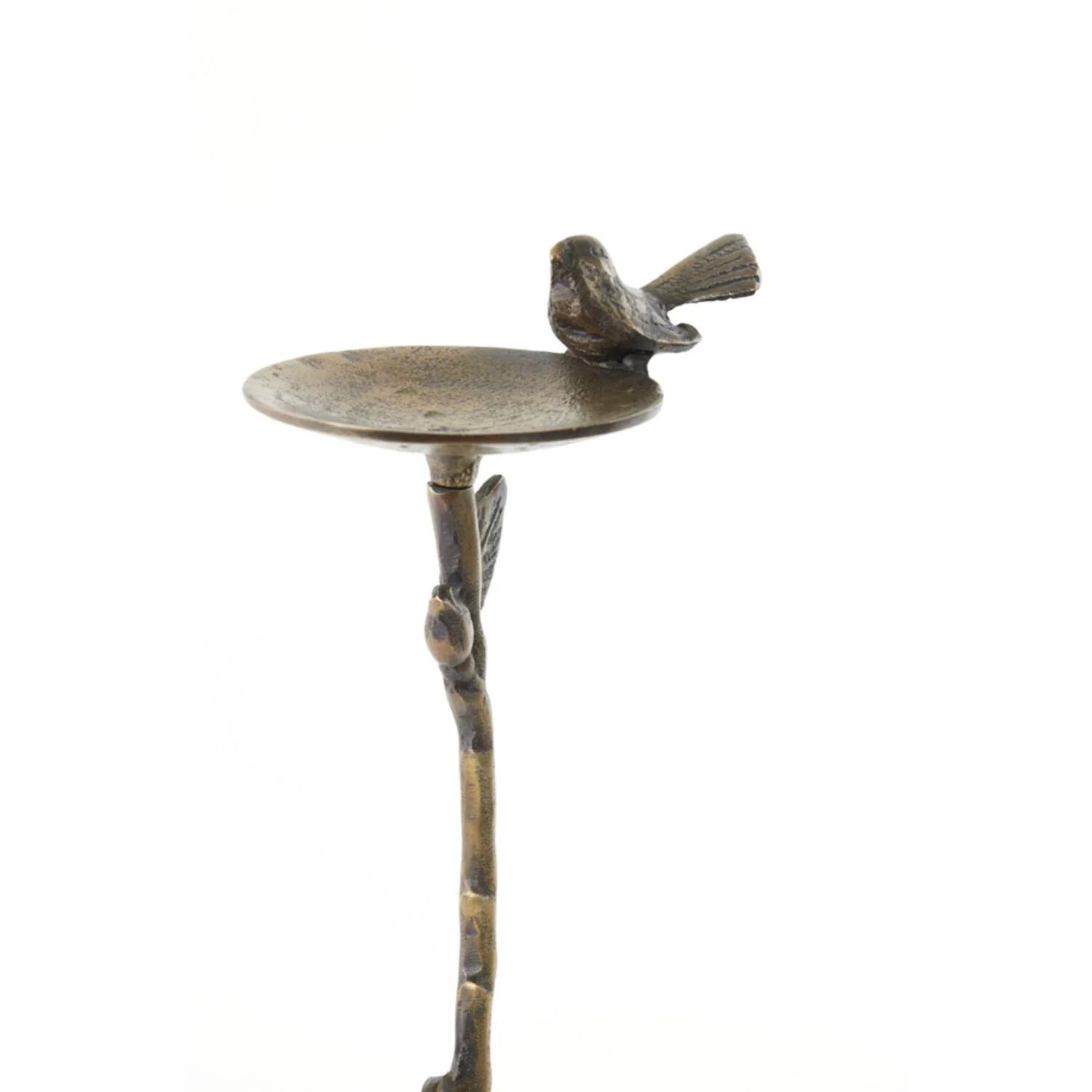 Candle Holder 18 x 11.5 x 40cm BIRD Antique Bronze - Image 2