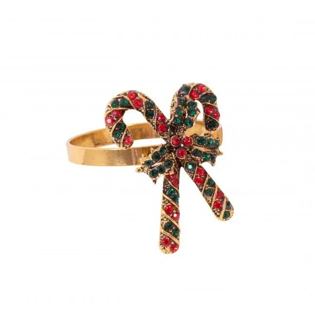Candy Canes Single Napkin Ring