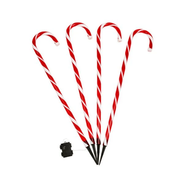 CandyCane Stake Lights Battery Operated - XL - Set of 4 - Image 2