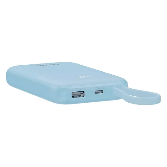 Canyon Power Bank Oncharge 101 Built-In Cable 10000 MAh Blue - Image 4