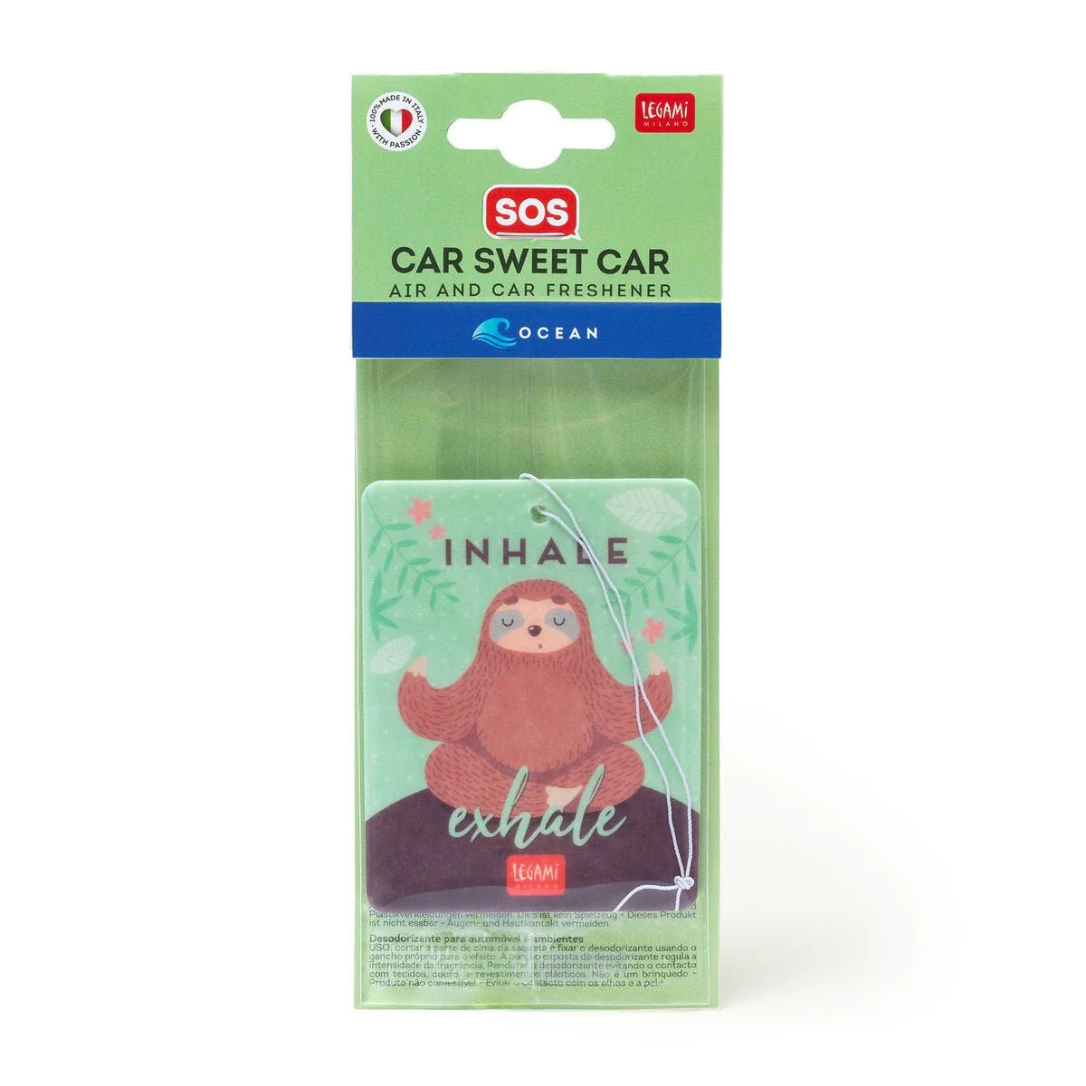 Car Sweet Car - Car Freshener - Sloth Inhale Exhale - Image 2